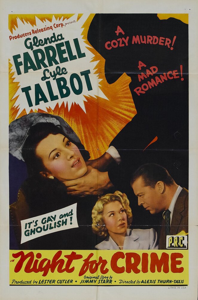 A Night for Crime (1943) постер