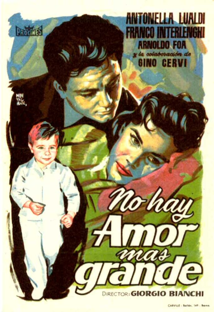 Non c'è amore più grande (1955) постер