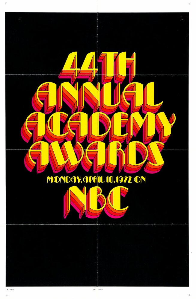 44-я церемония вручения премии «Оскар» (1972) постер