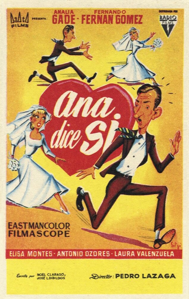 Анна говорит ''да'' (1958) постер