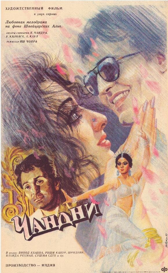 Чандни (1989) постер