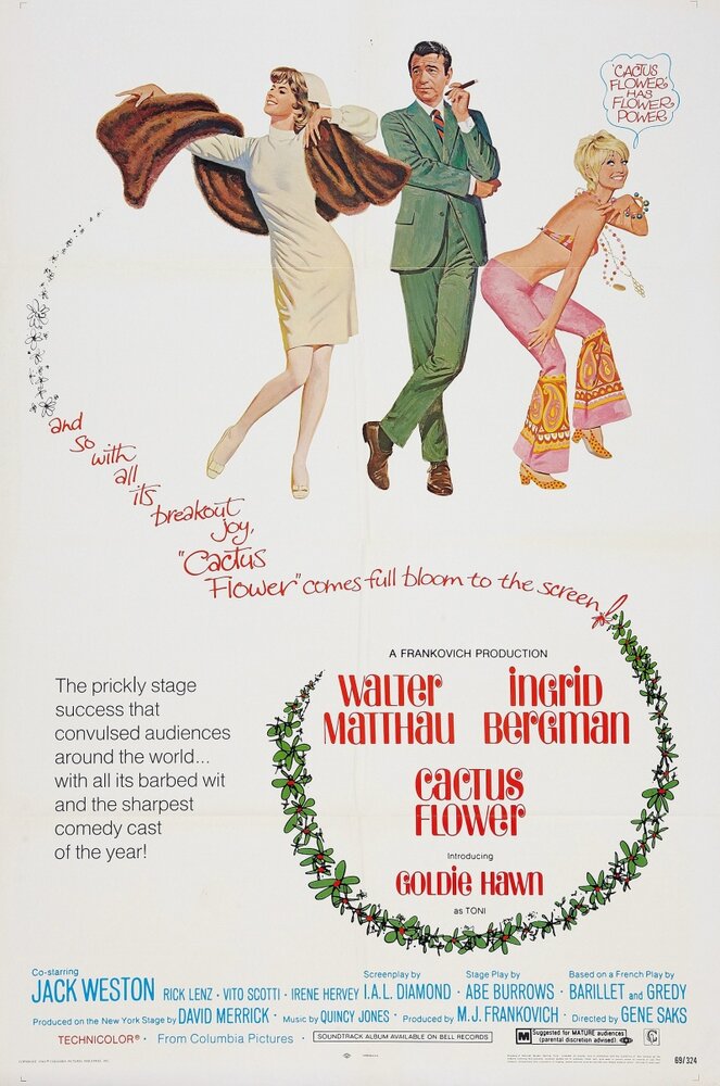 Цветок кактуса (1969) постер
