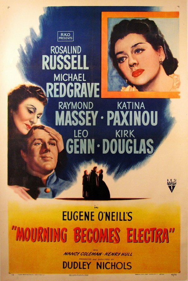 Траур к лицу Электре (1947) постер