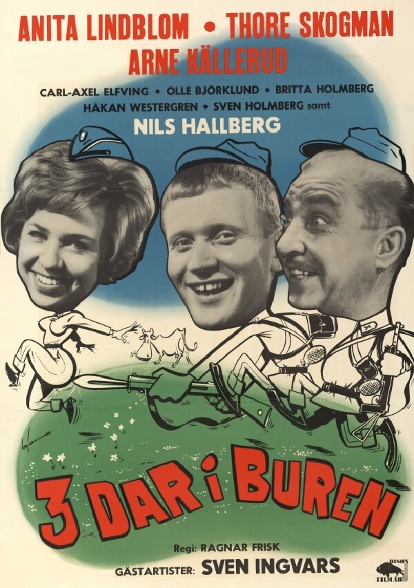 Tre dar i buren (1963) постер