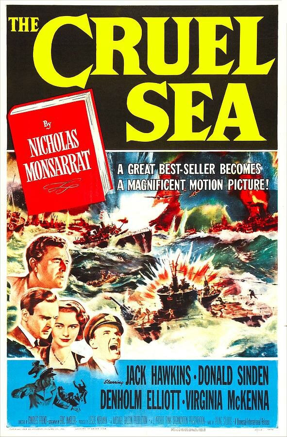 Жестокое море (1953) постер