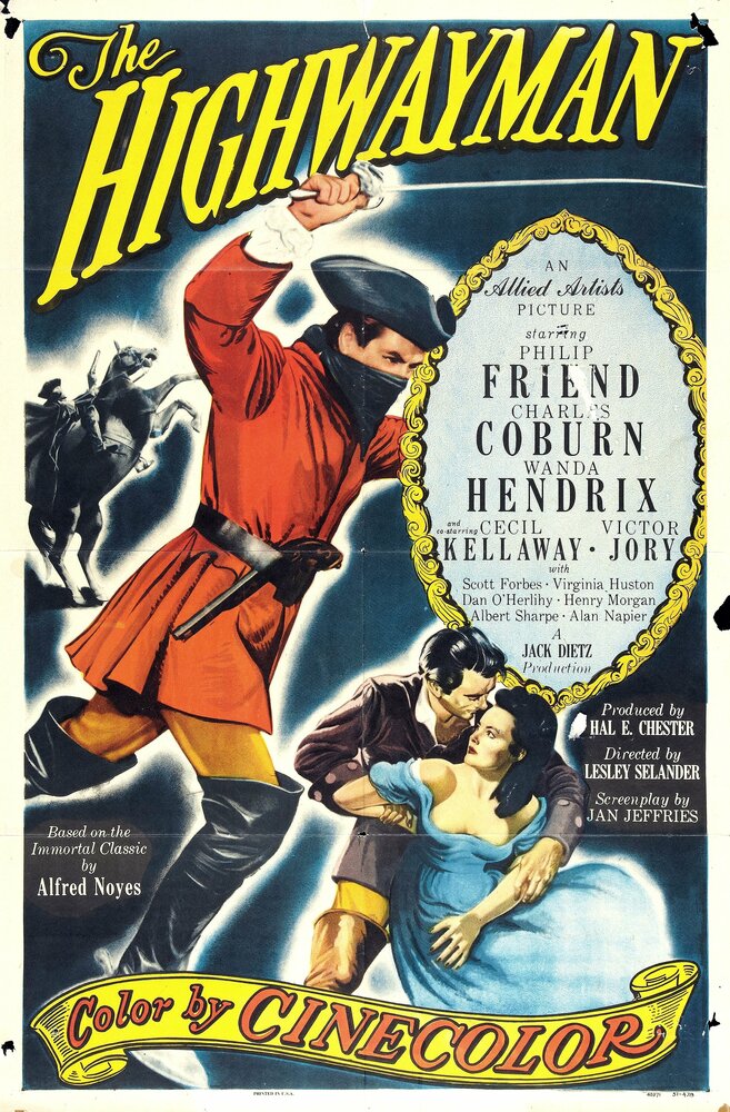 The Highwayman (1951) постер