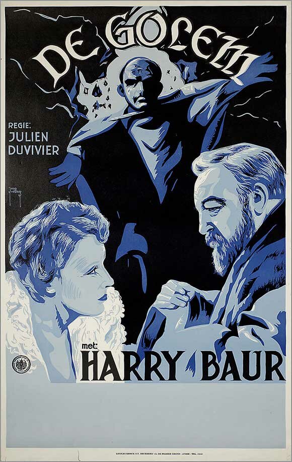 Голем (1936) постер