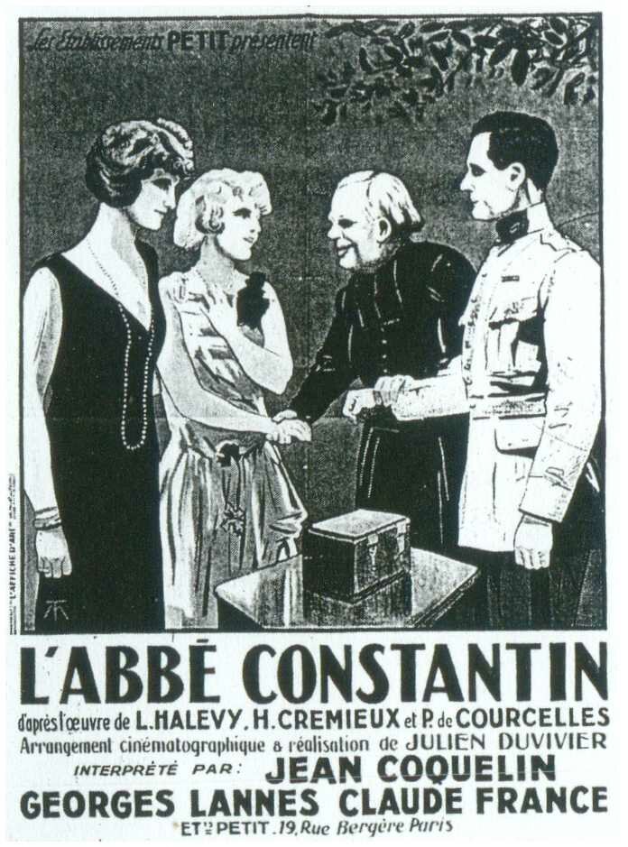 Аббат Константен (1925) постер