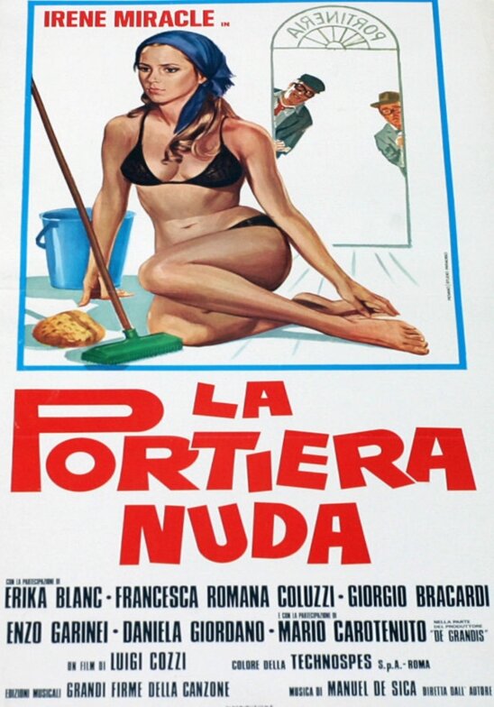 Голая консьержка (1976) постер