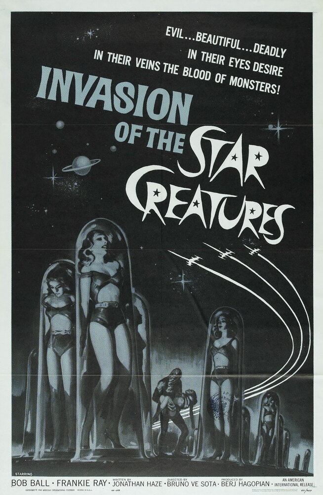 Вторжение космических существ (1962) постер