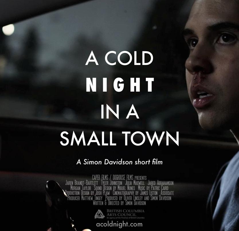 Холодная ночь в маленьком городке (2014) постер