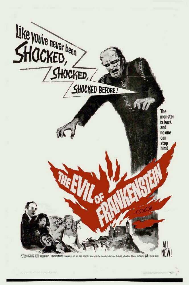 Грех Франкенштейна (1964) постер
