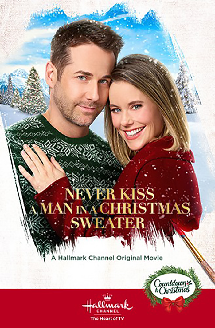 Never Kiss a Man in a Christmas Sweater (2020) постер