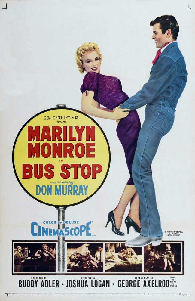 Автобусная остановка (1956) постер