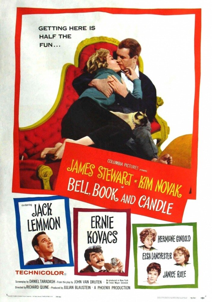 Колокол, книга и свеча (1958) постер