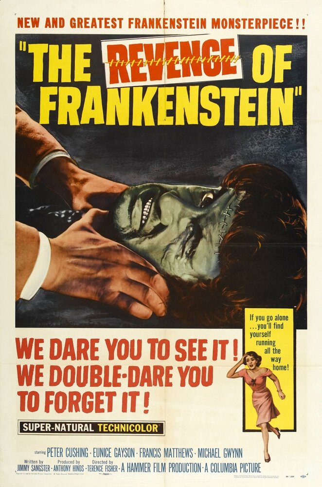 Месть Франкенштейна (1958) постер