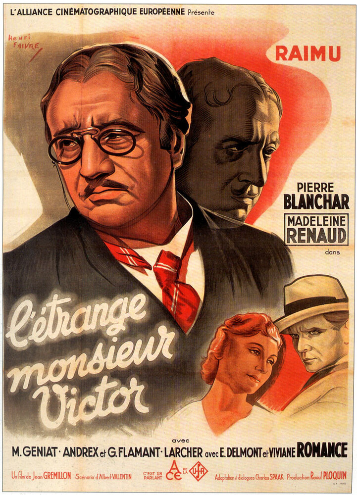Странный господин Виктор (1938) постер