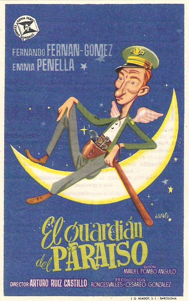 Хранитель рая (1955) постер