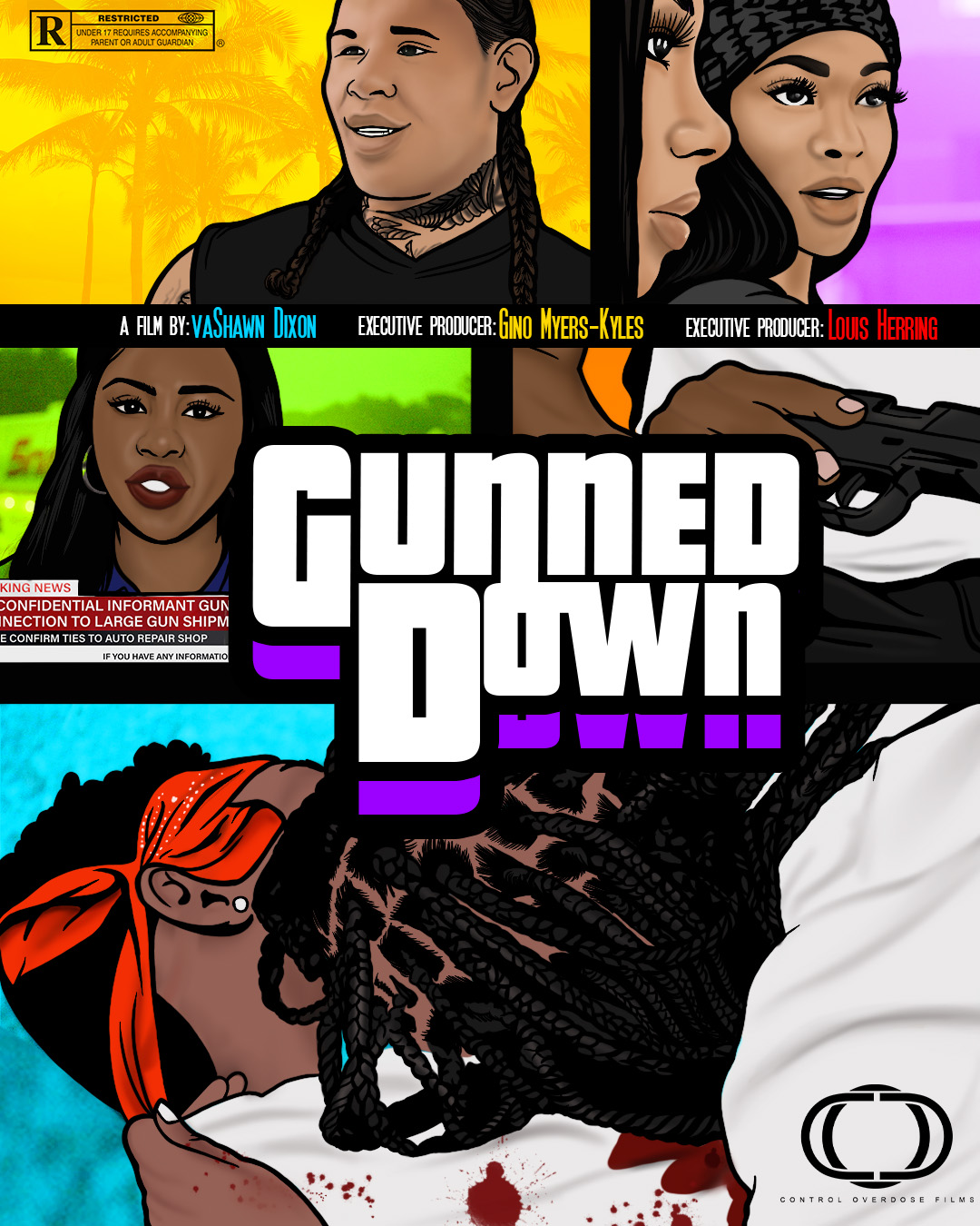 Gunned Down (2020) постер