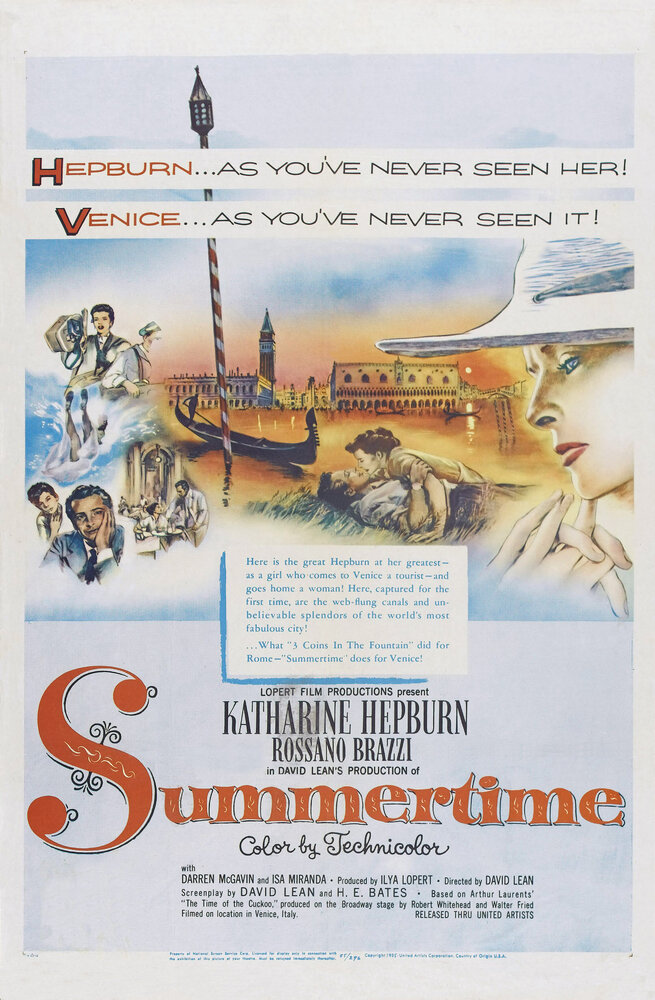 Летняя пора (1955) постер