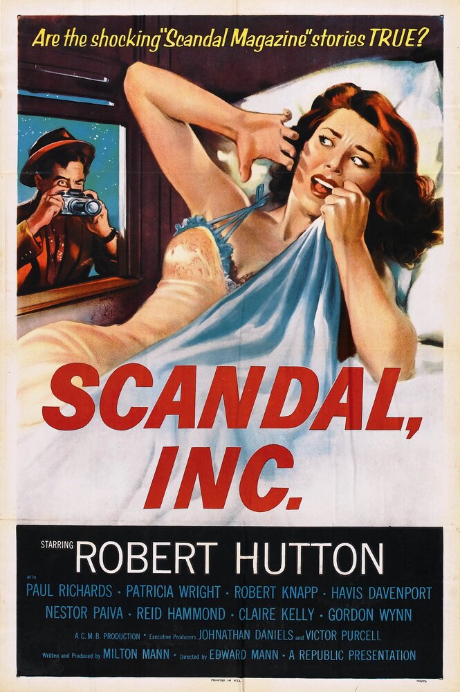 Scandal Incorporated (1956) постер