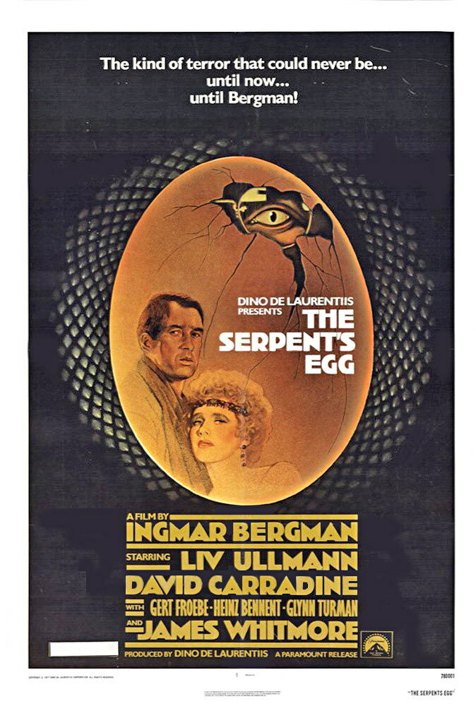 Змеиное яйцо (1977) постер