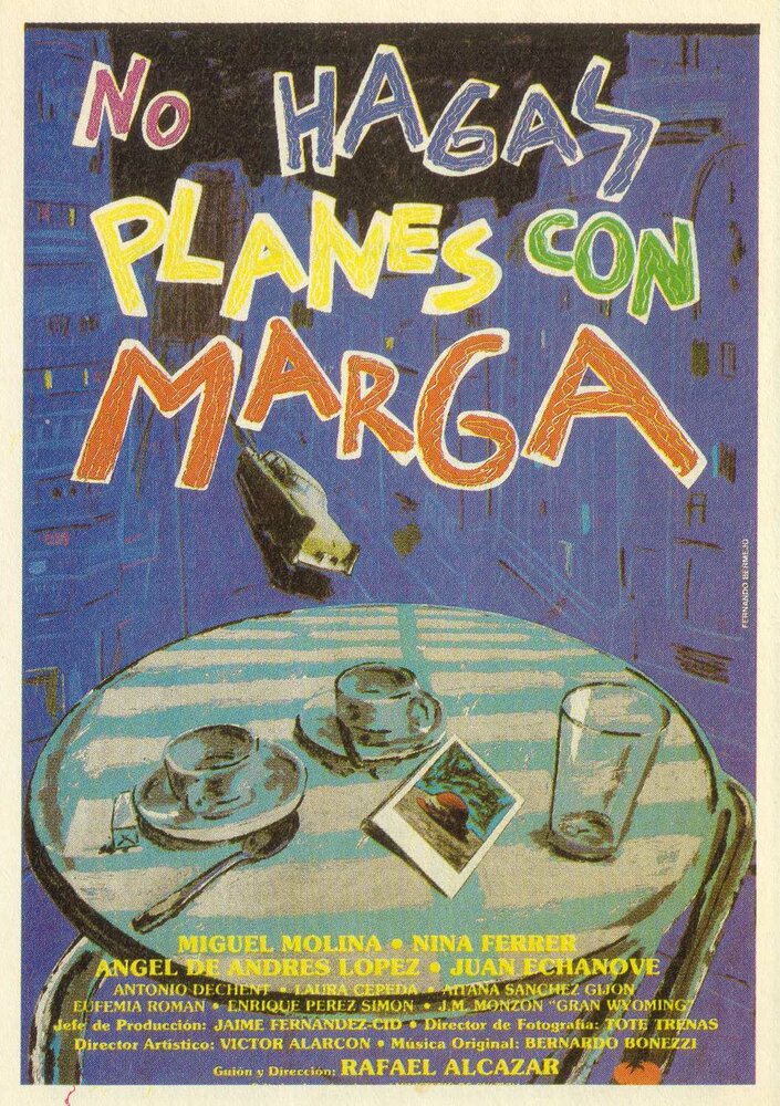 No hagas planes con Marga (1988) постер