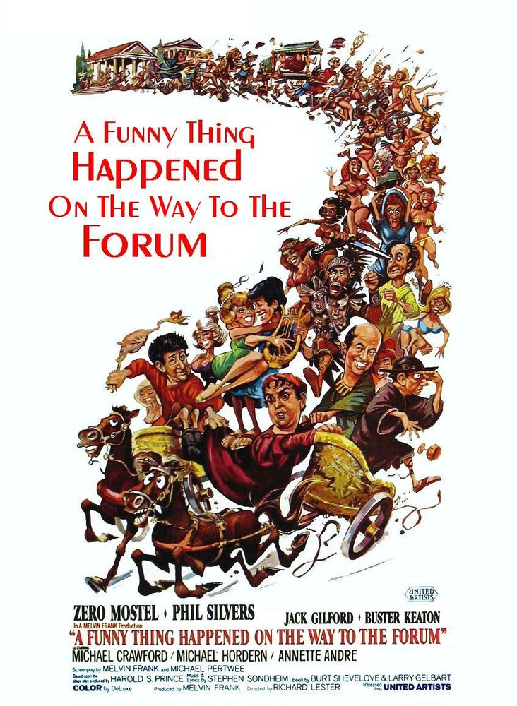 Забавная история, случившаяся по пути к форуму (1966) постер