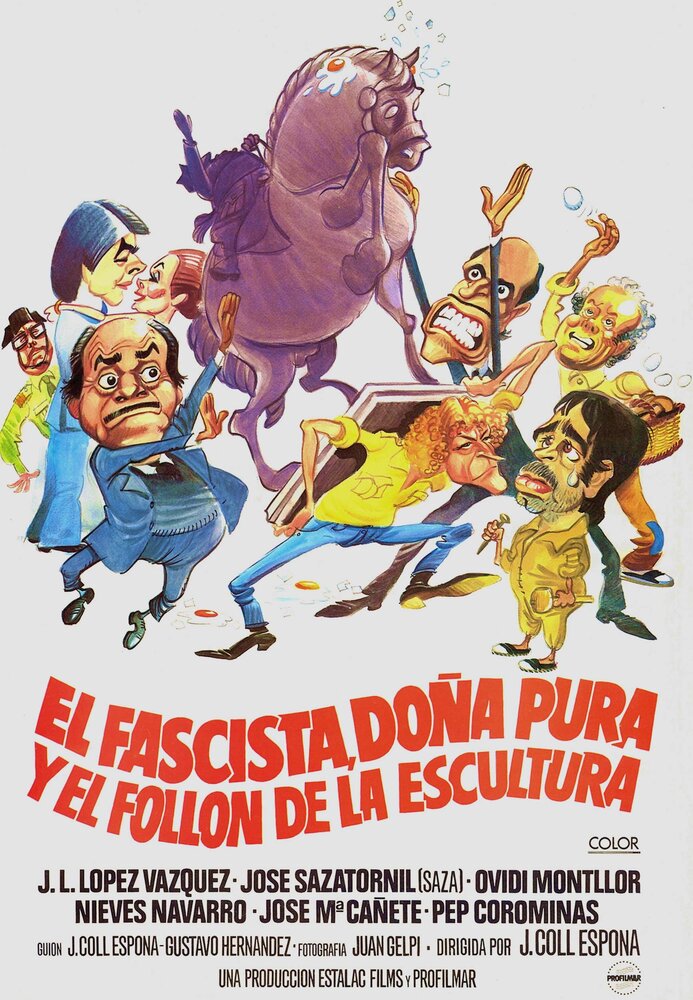 El fascista, doña Pura y el follón de la escultura (1983) постер
