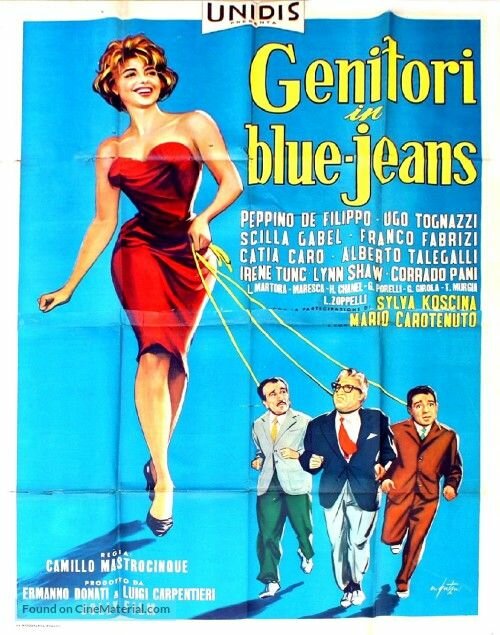 Родители в голубых джинсах (1960) постер