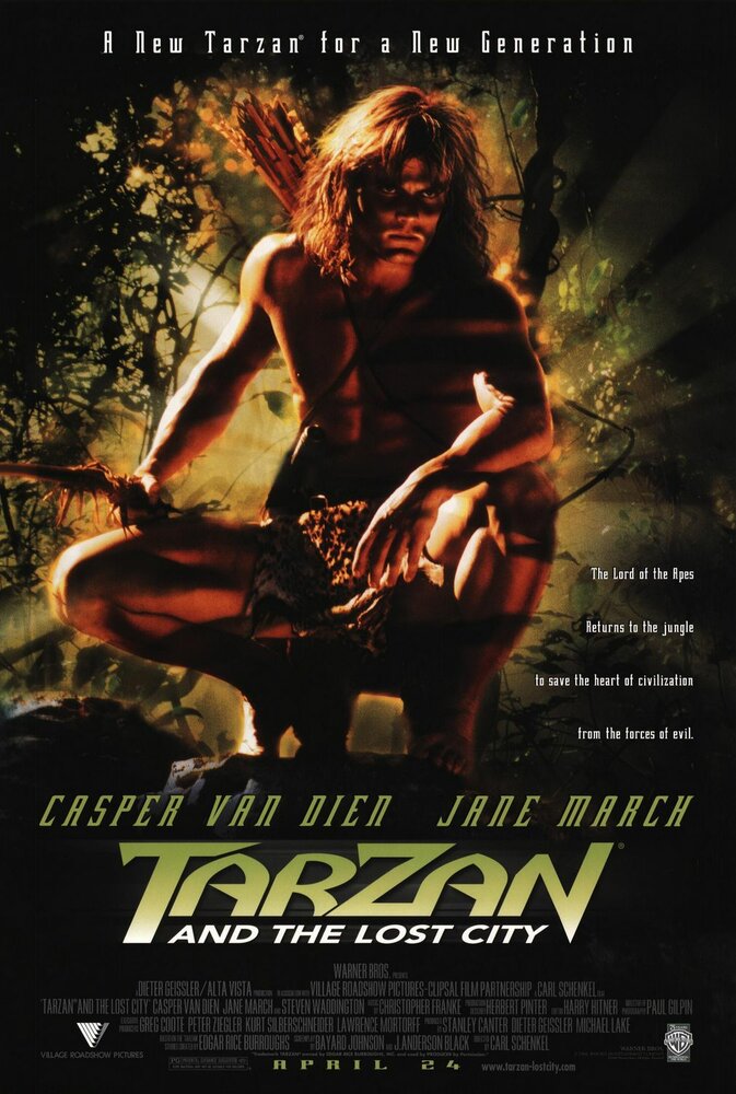 Тарзан и затерянный город (1998) постер
