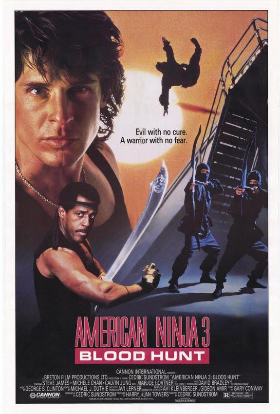 Американский ниндзя 3: Кровавая охота (1989) постер