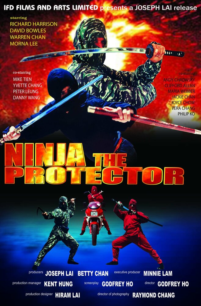 Ниндзя-защитник (1986) постер