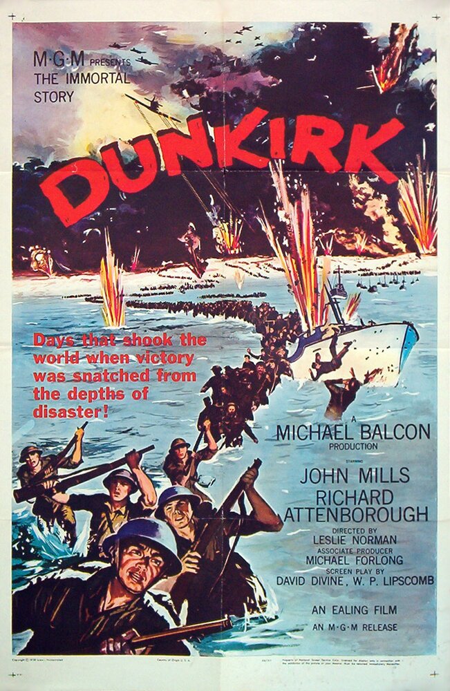 Дюнкерк (1958) постер