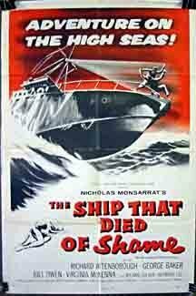 The Ship That Died of Shame (1955) постер