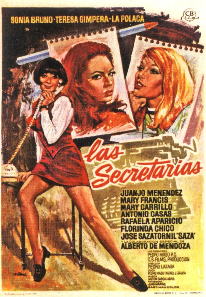 Секретарша (1969) постер