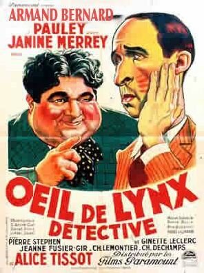 Oeil de lynx, détective (1936) постер