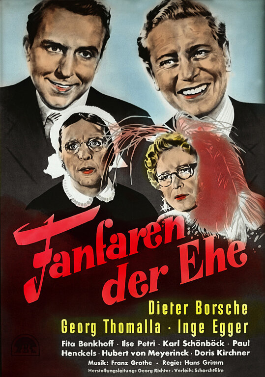 Фанфары брака (1953) постер